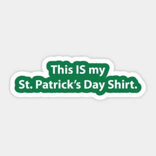 St. Patrick's Day Sticker